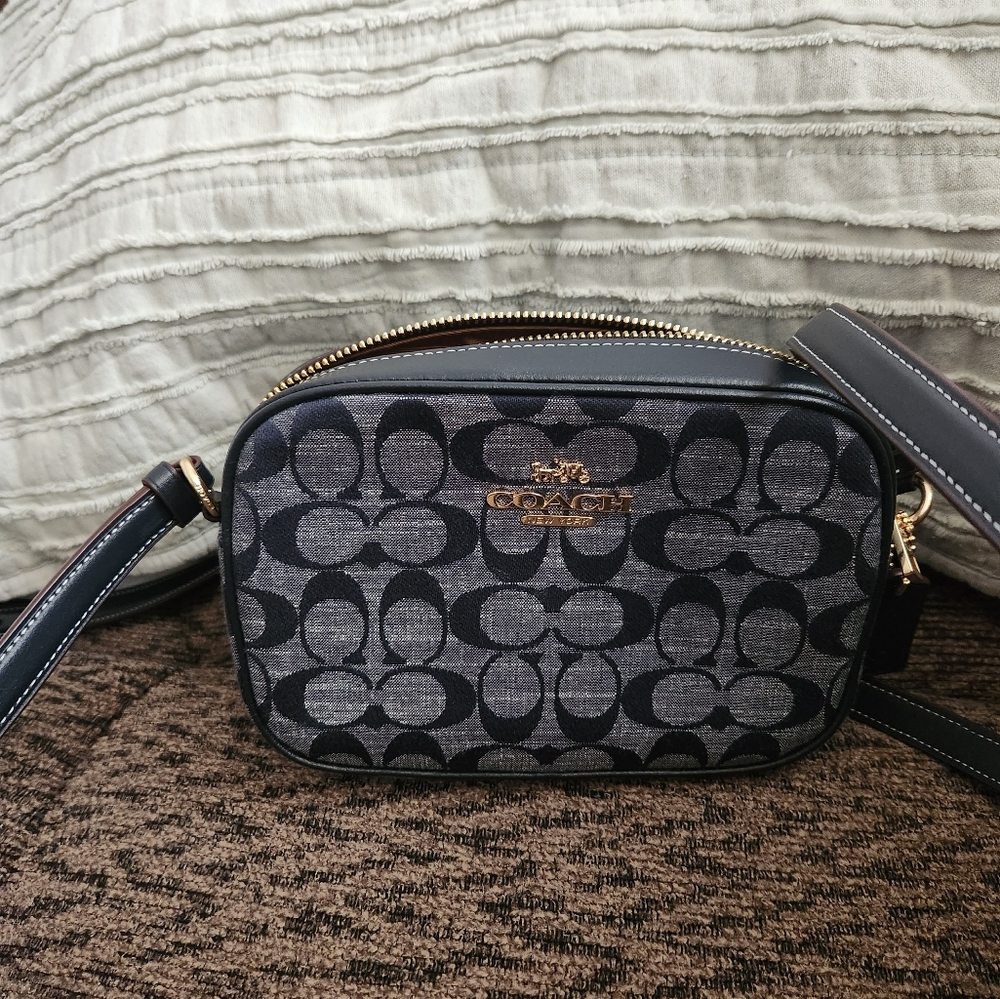 Coach Mini Jamie Denim Camera Bag
